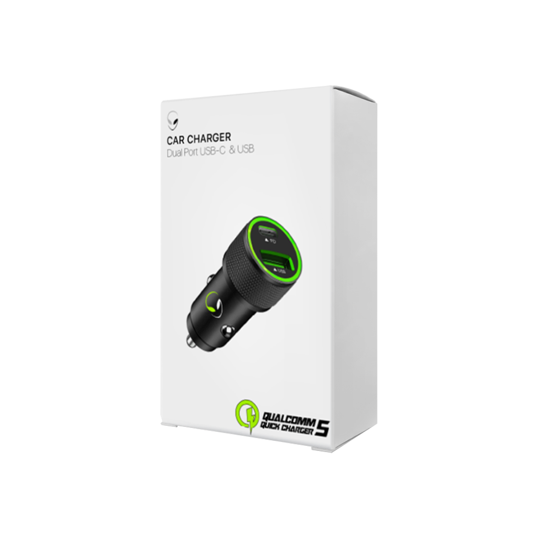 Cargador para Carro Atomic Doble puerto