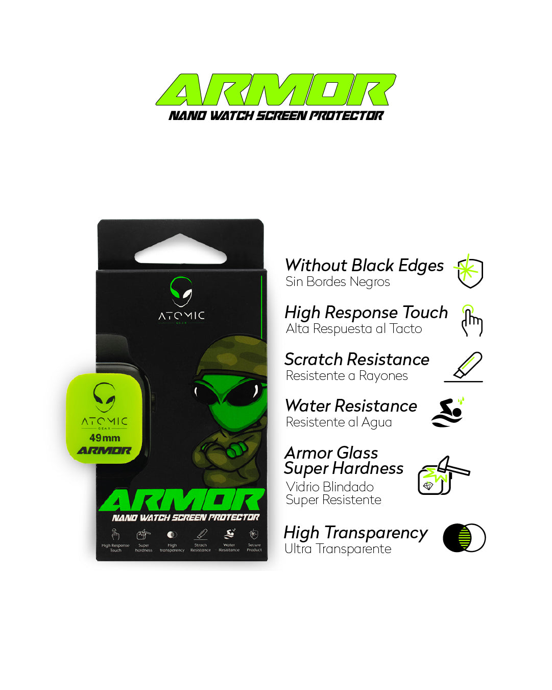 Protector Armor Nano Watch Screen Protector